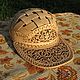 Cap made of birch bark 'Pattern'. headdress. Art.4014, Caps1, Tomsk,  Фото №1