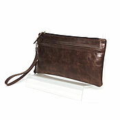 Сумки и аксессуары handmade. Livemaster - original item handy: Men`s brown leather Bag Paris Fashion. C97-622. Handmade.