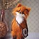 little Fox. Stuffed Toys. Knitted toys Olga Bessogonova. Online shopping on My Livemaster.  Фото №2