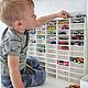 Полка для машинок Hot Wheels Matchbox Welly 96 ячеек белая, Хранение вещей, Сергиев Посад,  Фото №1