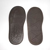 Материалы для творчества handmade. Livemaster - original item Sole for a wide foot, brown, TEP. Handmade.