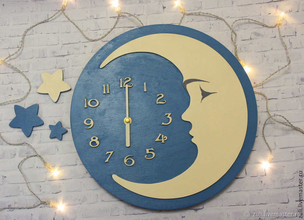 Wall clock in the nursery 