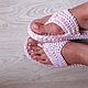 Тапочки домашние вязаные FLIP-FLOPS. Тапочки. NataShik. Ярмарка Мастеров.  Фото №5