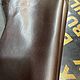 Овчина Aviator курточная плотная 0,8-0,9мм коричневая,черная. Италия. Кожа. Магазин Итальянской кожи. Интернет-магазин Ярмарка Мастеров.  Фото №2
