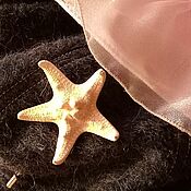 Украшения handmade. Livemaster - original item Brooch-needle Natural Starfish. Handmade.