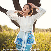Ретро стиль, Женское платье из Натурального шёлка в горошек