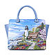 Medium satchel 'House at the lighthouse'. Classic Bag. Pelle Volare. Online shopping on My Livemaster.  Фото №2