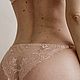 Бежевое женское белье. Комплекты белья. Yanovytska lingerie ( Богдана). Ярмарка Мастеров.  Фото №6