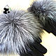 Gloves with fur Fox. Avtoledi. Mittens. Mishan (mishan). My Livemaster. Фото №6