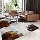  ковёр ручной работы из шкур коровы. Ковры для дома. luxury-patchwork. Интернет-магазин Ярмарка Мастеров.  Фото №2