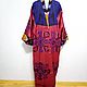 Uzbek robe made of suzane and ikat. Boho coat, caftan. S051. Robes. businka34. My Livemaster. Фото №4