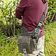 Мужская сумка в стиле Maxpedition из натуральной кожи ручной работы. Мужская сумка. ColibriCollect. Ярмарка Мастеров.  Фото №8