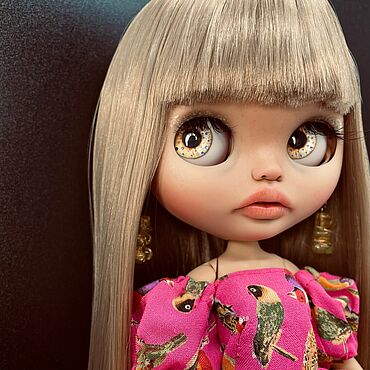 Куклы и игрушки ручной работы. Ярмарка Мастеров - ручная работа Кукла Блайз Blythe кастом ооак с гардеробом. Handmade.