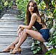 Leather high-heeled sandals Melanie. Slingbacks. KolibriLeather. Online shopping on My Livemaster.  Фото №2