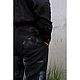 Брюки мужские из крапивы Рами твил Ramie Single Pleat Pant Garment Dye. Брюки мужские. VÄN Studio. Ярмарка Мастеров.  Фото №5