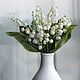 Ландыши из полимерной глины. Композиции. Марина Головина (GolovinaFlowers). Интернет-магазин Ярмарка Мастеров.  Фото №2