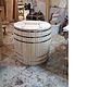 Wooden barrel of 300 litres water. A barrel for a bath. . SiberianBirchBark (lukoshko70). Online shopping on My Livemaster.  Фото №2