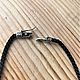 Order Nylon cord with silver lock 3 mm. h-a-n--t-e-r. Livemaster. . Chain Фото №3