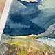 Watercolor painting mountain landscape. Pictures. Regina Kuyukova. My Livemaster. Фото №5
