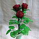 Заказать Бисерные розы. Рыжая Мявка (myavka79). Ярмарка Мастеров. . Цветы Фото №3