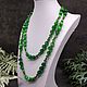 Long Beads - Green Cat's Eye. Beads2. naturalkavni. Online shopping on My Livemaster.  Фото №2