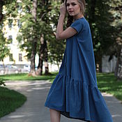 Джинсовое платье oversize, Платья, Москва,  Фото №1