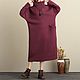 Burgundy dress with Sodom. Dresses. Buykud. Online shopping on My Livemaster.  Фото №2