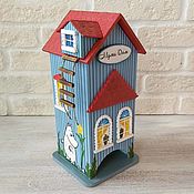 Для дома и интерьера handmade. Livemaster - original item Tea House Moomin House Tea Storage Moomin Trolls Gift. Handmade.