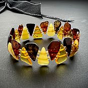 Bracelet made of amber with ilusam 