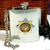 Сувениры и подарки handmade. Livemaster - original item Flask 207 ml with the Order of the USSR 