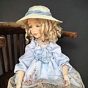 Куклы и игрушки handmade. Livemaster - original item Great set: Arina doll, high chair, dresses, hats. Handmade.
