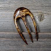 Украшения handmade. Livemaster - original item Hairpin made of Karelian birch. Handmade.