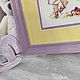 Order Picture embroidered with a cross in the children's Ballerina. sweet-home11. Livemaster. . Pictures Фото №3