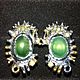 Earrings 'Forest fairy' with prehnite and tsavorite. Earrings. SELENA. Online shopping on My Livemaster.  Фото №2