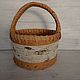 basket of birch bark. Nabirushka for berries, Ware in the Russian style, Moscow,  Фото №1