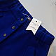 Bright blue skirt with buttons, Skirts, Kiev,  Фото №1