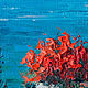 Картина маслом на холсте морской пейзаж:  Цветущая терраса. Картины. Igor-lei. Ярмарка Мастеров.  Фото №4