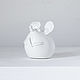 Order Ceramic mouse (white). Hill & Mill. Livemaster. . Figurines Фото №3