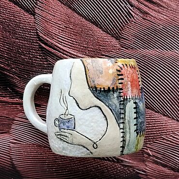 Посуда ручной работы. Ярмарка Мастеров - ручная работа Чашка керамическая. Handmade.