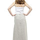 A-line long linen skirt. Skirts. LINEN & SILVER ( LEN i SEREBRO ). My Livemaster. Фото №5