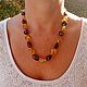 Amber Beads made of real amber As a gift for mom to wife. Beads2. BalticAmberJewelryRu Tatyana. My Livemaster. Фото №5
