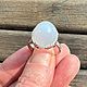 Кольцо с Голубым Агатом серебро 925. Кольца. Jeweller -Danil. Ярмарка Мастеров.  Фото №4