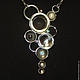 Necklace silver 'the Far side of the Moon', Necklace, Lesnoj,  Фото №1