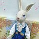 interior doll: Edward Rabbit ll. Interior doll. wool gifts. My Livemaster. Фото №5