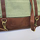 Bag canvas and leather. Travel bag. roman-bushuev (bags-bush). My Livemaster. Фото №6