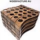 Заказать Шотница с изгибом на 5шотов. Дуб. WOODFACTURE. Ярмарка Мастеров. . Менажницы Фото №3
