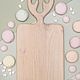 Board 'Straight big with horns', color 'chalk'. Cutting Boards. derevyannaya-masterskaya-yasen (yasen-wood). My Livemaster. Фото №6