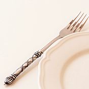 Посуда handmade. Livemaster - original item Table fork ROYAL LILY. Vintage style Cutlery. Handmade.