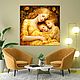 Order Golden Painting Mom and Kids. Love Painting Family. Family portrait. House of the Sun (irina-bast). Livemaster. . Pictures Фото №3