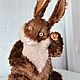 Order Teddy Miron rabbit rabbit collectible author's bunny Easter. NatalyTools (natalytools). Livemaster. . Teddy Toys Фото №3